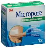 3M MICROPORE VLIES Heftpfl o Disp 25mmx5m hf ref