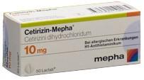 CETIRIZIN Mepha Filmtabl 10 mg 50 Stk