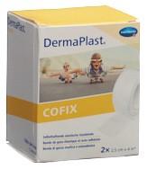DERMAPLAST CoFix 2.5cmx4m weiss 2 Stk