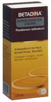BETADINA desinfizierende Lösung Fl 120 ml