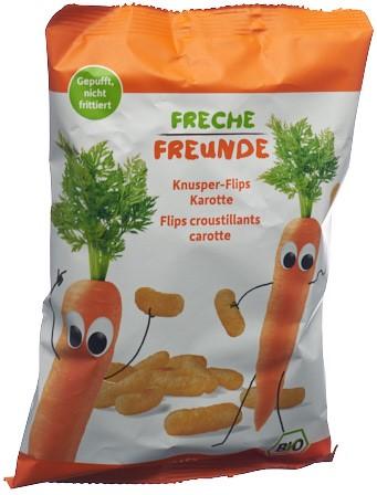 FRECHE FREUNDE Knusper-Flips Karotte Btl 30 g