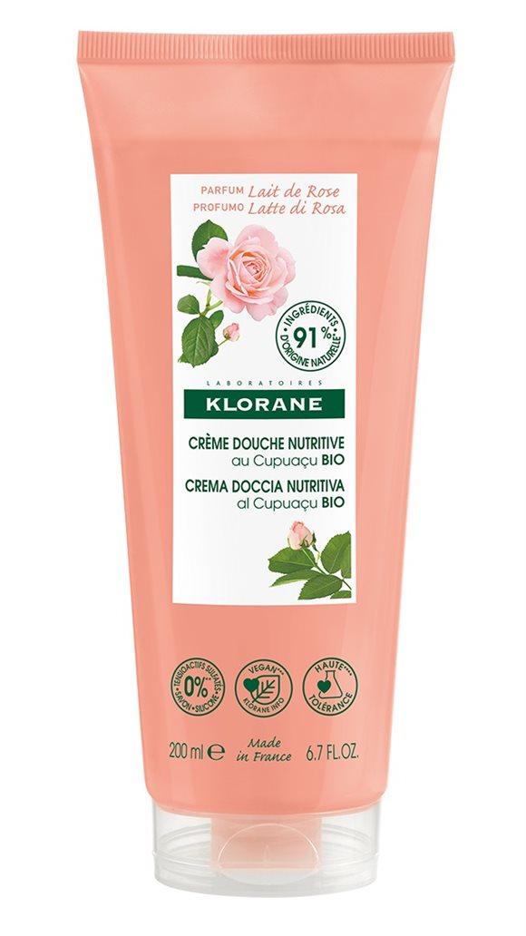 KLORANE Duschcreme Rosenmilch 200 ml