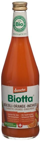 BIOTTA Rüebli Orange Ingwer Demeter Fl 5 dl