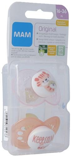 MAM Original Nuggi Kautschuk 16-36m Girl 2 Stk