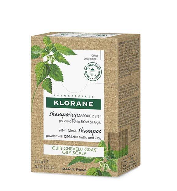 KLORANE Maske Shampoo Brennnessel Bio 8 x 3 g