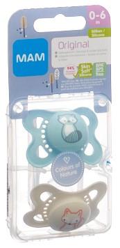 MAM Original Nuggi Silikon 0-6m Boy
