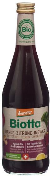 BIOTTA Rande Zitrone Ingwer Demeter Fl 5 dl