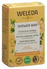 WELEDA Feste Duschpflege Ginger+Petitgrain 75 g