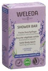 WELEDA Feste Duschpflege Lavender+Vetiver 75 g