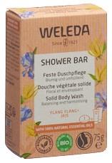 WELEDA Feste Duschpflege Ylang Ylang+Iris 75 g