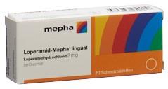 LOPERAMID Mepha lingual Schmelztabl 2 mg 20 Stk