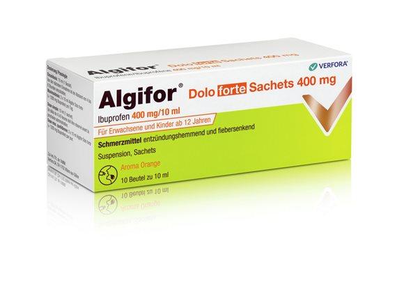 ALGIFOR Dolo forte Susp 400 mg/10ml (neu) 10 Stk