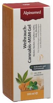 ALPINAMED Weihrauch Cannabis MSM Gel Disp 100 ml