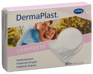 DERMAPLAST Compress 8x12cm 80 Stk