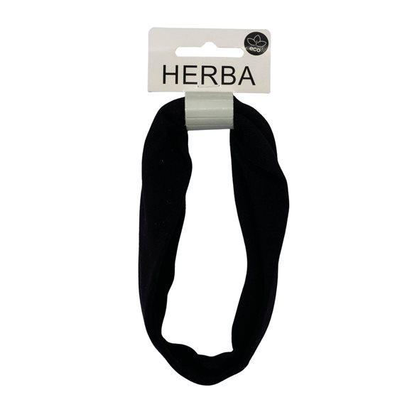 HERBA Ecofriendly Stirnband 5x16cm schwarz
