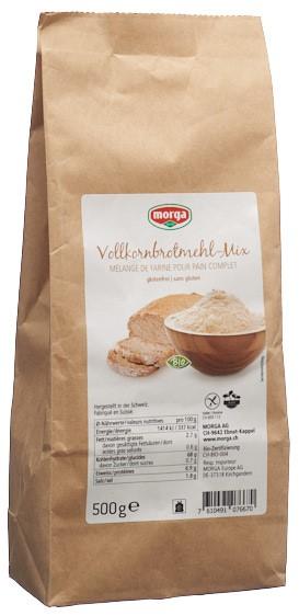 MORGA Vollkornbrot-Mehl-Mix gf Bio 500 g