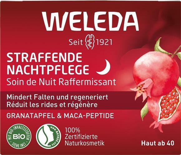 WELEDA Straffende Nachtpflege Granat&Maca 40 ml