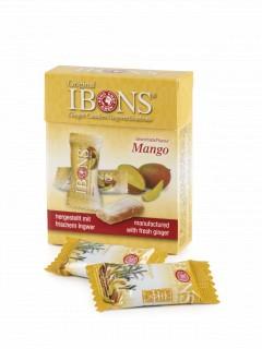 IBONS Ingwer Bonbon Mango Box 60 g