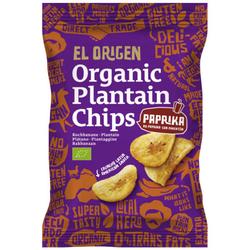 EL ORIGEN Kochbananen Chips Plantain Paprika 80 g