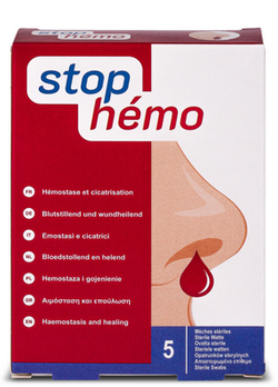 STOP HEMO Watte steril Btl 5 Stk