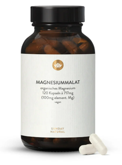 Sunday Magnesiummalat 120 Kaps