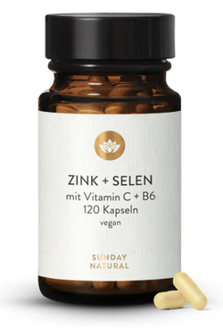 Sunday Zink + Selen 100mg + 15mg 120 Kaps
