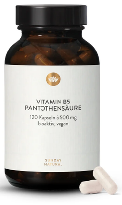 Sunday Vitamin B5 120 Kaps