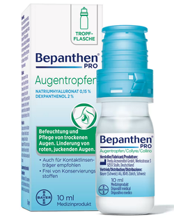 BEPANTHEN PRO Augentropfen (n) Fl 10 ml