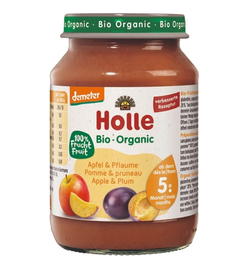 HOLLE Apfel & Pflaume Glas 190 g