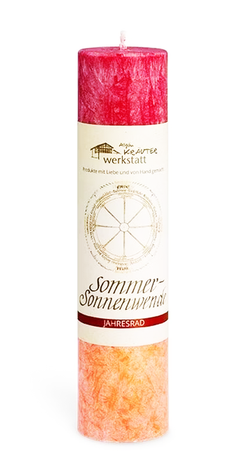 Allgäuer Heilkräuter-Kerze Sommersonnenwende