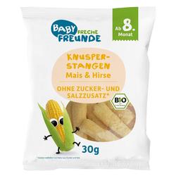FRECHE FREUNDE Knusper-Stangen Mais und Hirse 30 g