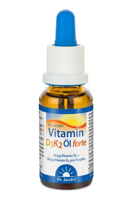 DR. JACOB'S Vitamin D3K2 Öl forte Fl 20 ml