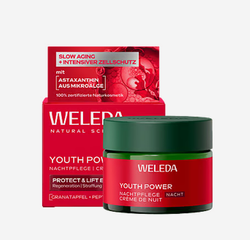 WELEDA Youth Power Nachtpflege Granatapfel 40 ml