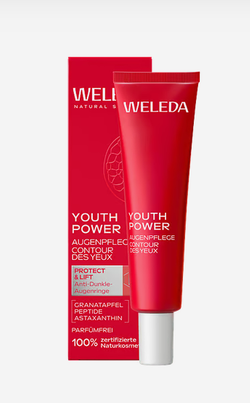 WELEDA Youth Power Augenpflege Granatapfel 12 ml