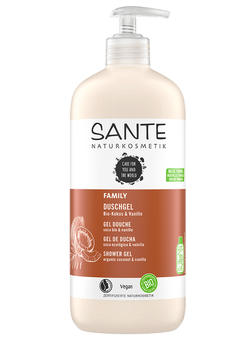 SANTE Duschgel Bio-Kokos & Vanille 500 ml
