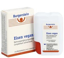 BURGERSTEIN Eisen Tabl vegan Ds 150 Stk