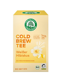 LEBENSBAUM Cold Brew Früchtetee Wei Hibis 20 x 2 g