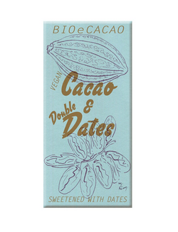 BIOECACAO Dattelschokolade 46 % Double Dates 90 g