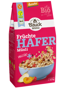 BAUCKHOF Hafermuesli Früchte glutenfr demet 425 g