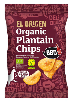 EL ORIGEN Kochbananen Chips BBQ 80 g