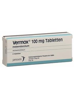 VERMOX Tabl 100 mg 6 Stk
