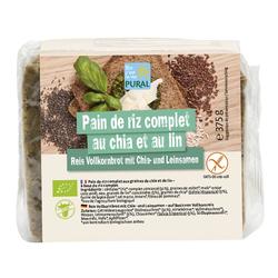 PURAL Chia Brot mit Leinsamen glutenfrei 375 g