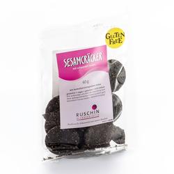 RUSCHIN Sesamcräcker schw Sesam glutenfrei 60 g