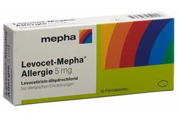 LEVOCET Mepha Allergie Filmtabl 5 mg 30 Stk