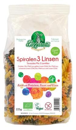 LAZZARETTI Spiralen Mix 3 Linsen Btl 225 g
