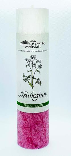 Allgäuer Heilkräuter-Kerze NEUBEGINN