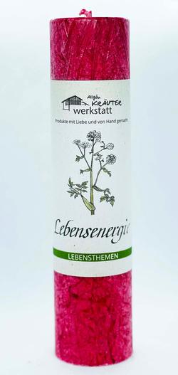 Allgäuer Heilkräuter-Kerze LEBENSENERGIE