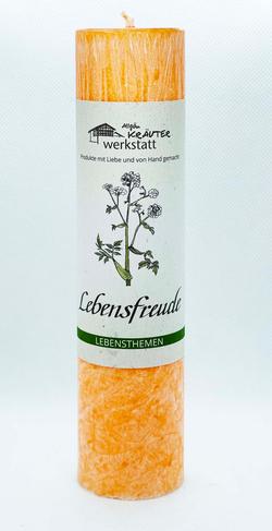 Allgäuer Heilkräuter-Kerze LEBENSFREUDE