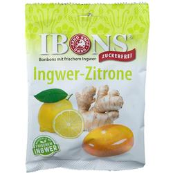 IBONS Ingwer Bonbon Zitrone ohne Zucker Btl 75 g