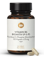 Sunday B6 Bioaktiv 25mg 120 Kaps / Bild 1